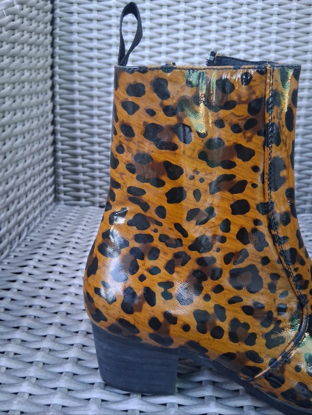 NEW OSSTONE Ankle Boots - Brown/Black